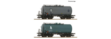 Roco 6680037 (TT) – VTG Kesselwagen, eingestellt bei der DB, 2er-Set, Epoche IV 