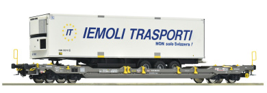Roco 6600066 – Hupac Taschenwagen T5 mit Iemoli-Auflieger, Epoche VI 