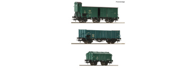 Roco 6600079 – SNCB Güterwagenset, 3-teilig, Epoche III 