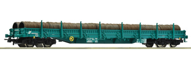 Roco 6600185 – FS Rungenwagen Res mit Drahtrollen, Epoche V–VI 