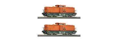 Roco 7380011 (TT) – 2er-Set Diesellokomotiven 111 018-8 und 111 019-6, DR, analog 