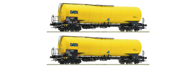 Roco 76025 – 2er-Set Kesselwagen Zans, GATX 