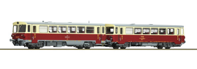 Roco 7780001 (TT) – Dieseltriebwagen M 152 0059 mit Beiwagen, ČSD, analog 