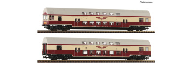 Roco 6280045 (TT) – 2-tlg. Doppelstockwagenset 1 „Sputnik“, DR 