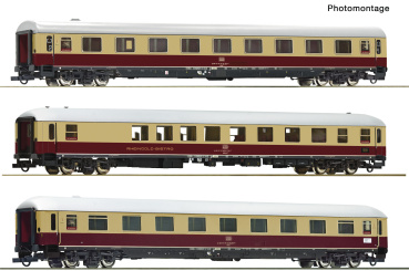 Roco 6200122 – 3-teiliges Schnellzugwagen-Set -Rheingold- der AKE-Eisenbahntouristik 