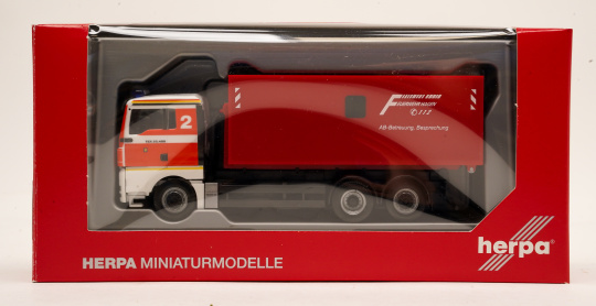 Herpa 090148 (1:87) – MAN TGX XL Abrollcontainer-LKW Feuerwehr Hagen 