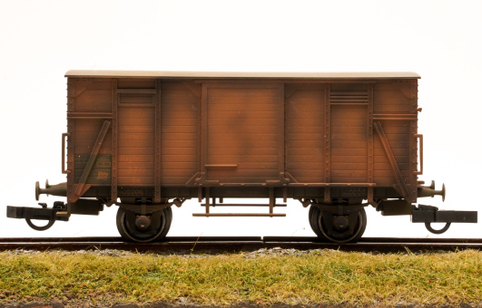 Tillig 76519P (H0) – Gedeckter Güterwagen Gw Magdeburg der DRG, patiniert 