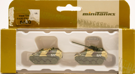Herpa 741132 (1:87) – 2-teiliges Set Wiesel ISAF Flecktarnung 