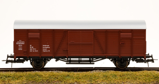 Roco 46098 – Gedeckter Güterwagen -Materialwagen Bww Magdeburg- der (D)DR 
