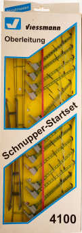 Viessmann 4100 (H0) – Oberleitungs-Startset u.a. 14 Streckenmasten 