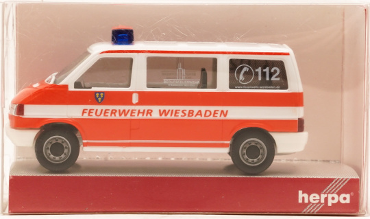 Herpa 046190 (1:87) – VW T4 Bus Feuerwehr Wiesbaden 