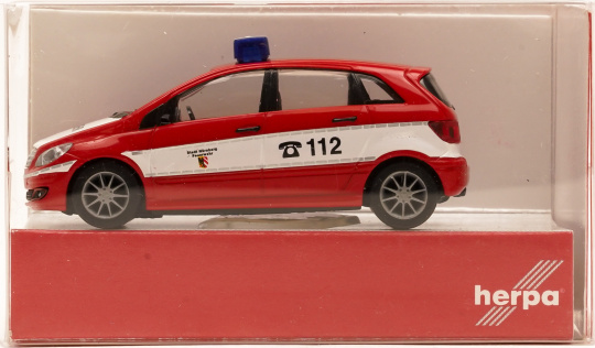 Herpa 047753 (1:87) – Mercedes-Benz B-Klasse Feuerwehr Stadt Nürnberg 