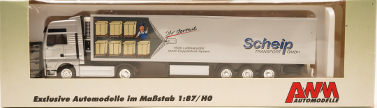 AWM (1:87) – MAN Kühlkoffer-Sattelzug Scheip Transport GmbH 