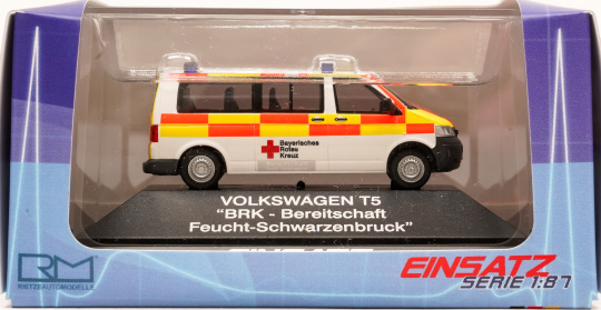 Rietze 51889 (1:87) – VW T5 BRK - Bereitschaft Feucht/ Schwarzenbruck 