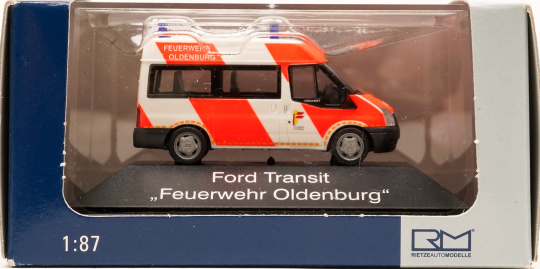 Rietze 52534 (1:87) – Ford Transit 06 Feuerwehr Oldenburg 