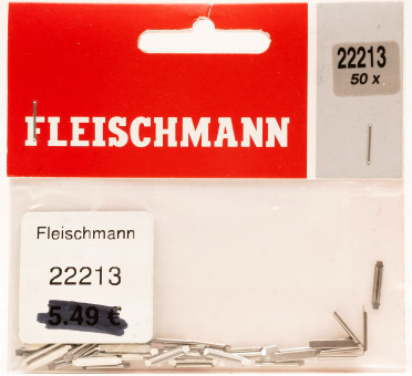 Fleischmann 22213 (N) – Schienenverbinder für Spur-N-Gleise ohne Bettung 