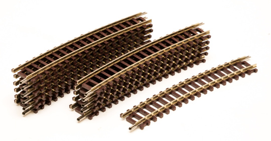 Fleischmann 22226 (N) – 12x gebogenes Gleis R5 Radius 15° 