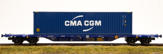 Sudexpress SUCR00717 – Containertragwagen Sgnss der Continental Rail, CMA CGM 