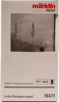 Märklin 76471 – Licht-Gleissperrsignal, für Digital-Formate mfx, MM und DCC 