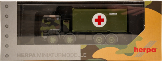 Herpa 747219 (1:87) – Iveco Trakker 8x8 LKW, dekoriert der Bundeswehr  