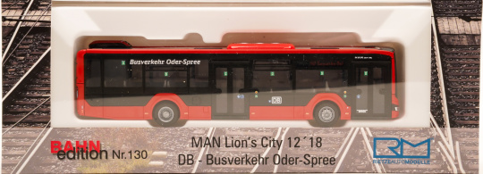 Rietze 75382 (1:87) – MAN Lions City 12 18 DB - Busverkehr Oder-Spree 