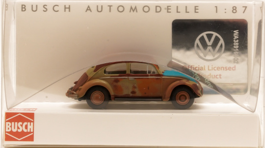 Busch 52915 (1:87) – VW Käfer Brezelfenster Scheunenfund, Bj. 1952 