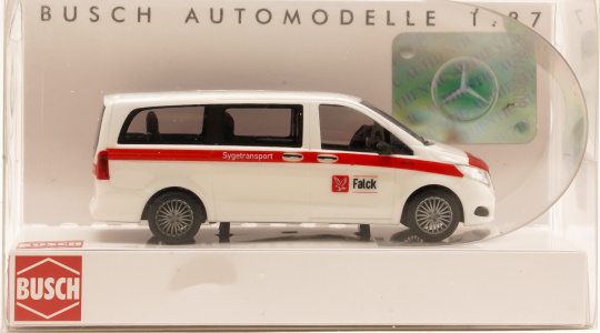 Busch 51175 (1:87) – Mercedes V-Klasse Baujahr 14 Rettungsdienst Falck 