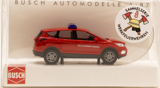 Busch 53527 (1:87) – Ford Kuga Werkfeuerwehr Claas 