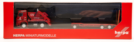Herpa 318396 (1:87) – Mercedes-Benz Arocs Absetzkipper AK12 mit TU3-Anhänger Küchler 