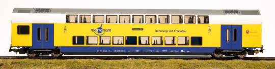 Piko 58809 – 2. Klasse Doppelstocksitzwagen der Metronom 