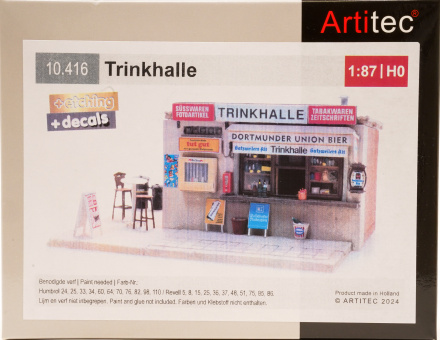 Artitec 10416 (1:87) – Trinkhalle Bausatz aus Resin 