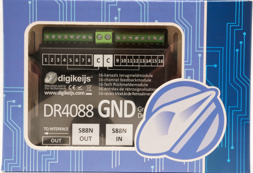 Digikeijs 4088 GND – 16- fach Rückmeldermodul (MM) 
