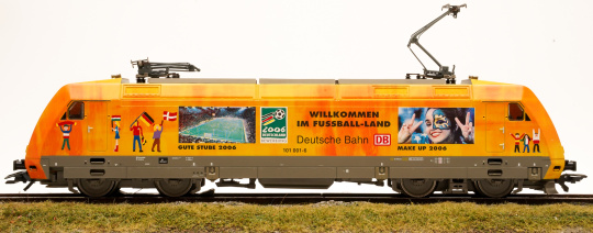 Roco 69721 (AC) – Elektrolok BR 101 -Willkommen im Fussball-Land- der DB AG, digital (MM/DCC/Sx) 