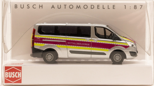 Busch 52425 (1:87) – Ford Transit Cusrom Bus,Notfallseelsorge 