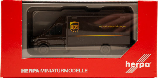 Herpa 097321 (1:87) – VW Crafter Paketverteilerfahrzeug UPS 