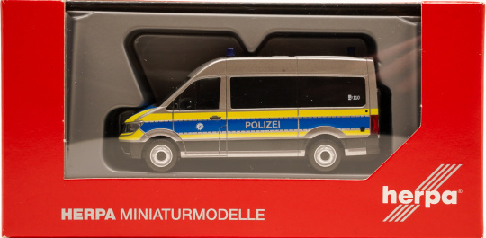 Herpa 097796 (1:87) – MAN TGE Bus Hochdach Polizei Bayern 