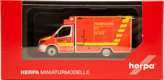 Herpa 097987 (1:87) – Mercedes-Benz Sprinter 18 Rettungswagen Feuerwehr Wuppertal 