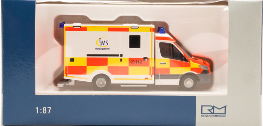 Rietze 76193 (1:87) – Mercedes-Benz Sprinter WAS RTW 18, IMS Rettungsdienst München 