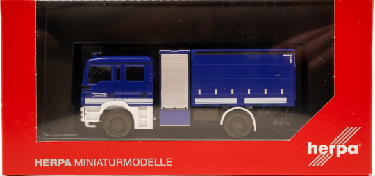 Herpa 098175 (1:87) – MAN TGM Mehrzweckgerätefahrzeug Plane THW 