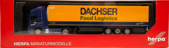 Herpa 316798 (1:87) – Volvo FH GL XL 2020 Electric Kühlkoffer-Sattelzug Dachser Food Logistics 