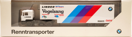 Herpa 859173 (1:87) – MAN Renntransporter BMW  M Team  Linder 