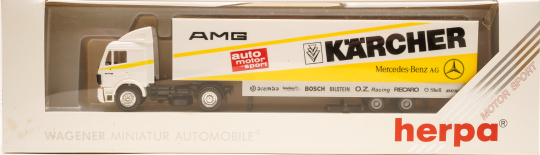 Herpa 867013 (1:87) – Mercedes-Benz Renntransporter AMG 