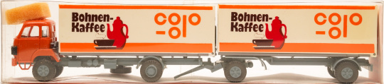 Roskopf 420 (1:87) – Saurer D290/330 2-Achser mit 2-Achser-Hänger COOP-Kaffee 