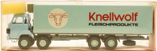 Roskopf 413 (1:87) – Saurer D290/330 4-Achser Kühlwagen Knellwolf Fleischprodukte 