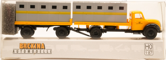 Brekina 42241 (1:87) – Magirus Mercur DBP Weber Behälter Lastzug A1238 