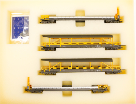 Hobbytrain H23060 (N) – 4 teiliges Wagen-Set  BLS Autoverladewagen 