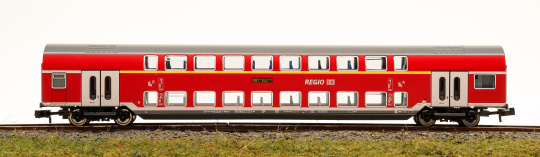 Fleischmann 862705 (N) – 1/2. Klasse Doppelstockwagen DABpza 758 der DB AG 