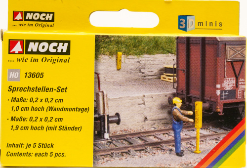 Noch 13605 (1:87) – Sprechstellen-Set 