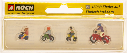 Noch 15908 (1:87) – Kinder auf Kinderfahrrädern 
