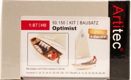 Artitec 50150 (1:87) – Segelboot Optimist, Bausatz 